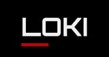 LUKIMESH logo with white text and red accent bar on black background